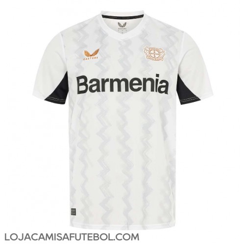 Camisa de Futebol Bayer Leverkusen Equipamento Secundário 2024-25 Manga Curta